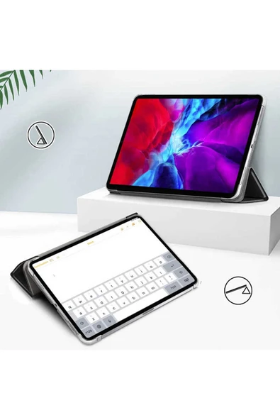 Apple İpad 11.nesil A16 11inç/10.nesil 10.9inç Tablet Kılıf Cover Kalem Bölmeli Uyku Modlu ürün görseli 1
