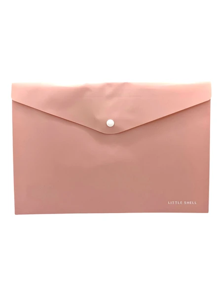 Pastel Pembe Desenli Çıt Çıtlı Zarf Dosya - 1 Adet ürün görseli 1