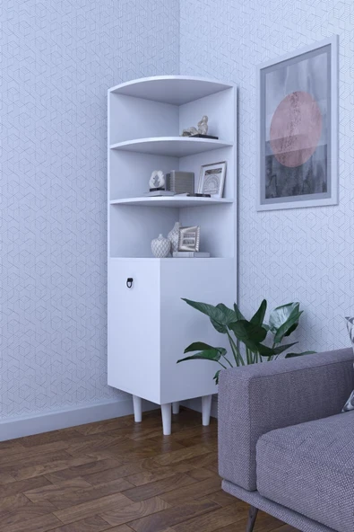 moka park avm Eylül Köşe Dolap Dekoratif Şık Çok Amaçlı ürün görseli 1
