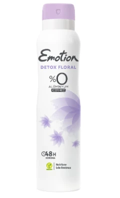 Emotion Detox Floral Kadın Deodorant 150 ml (6 adet) ürün görseli 1