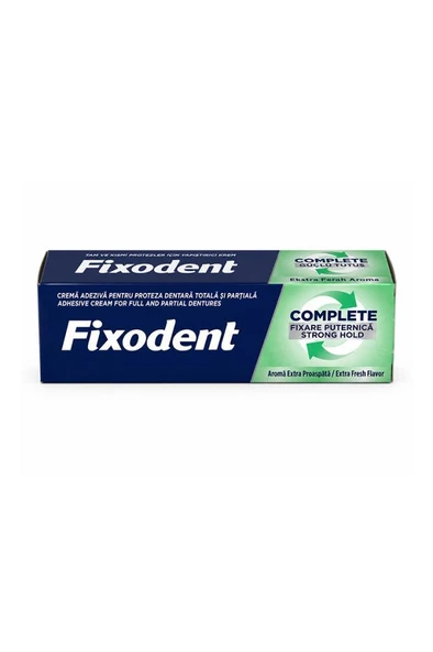 Fixodent Diş Protez Yapıştırıcı Krem Complete Ekstra Ferah 47 gr ürün görseli 1