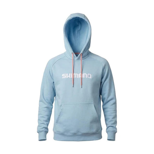 Shimano Hoodie Kapüşonlu Sweatshirt Light Blue ürün görseli 1