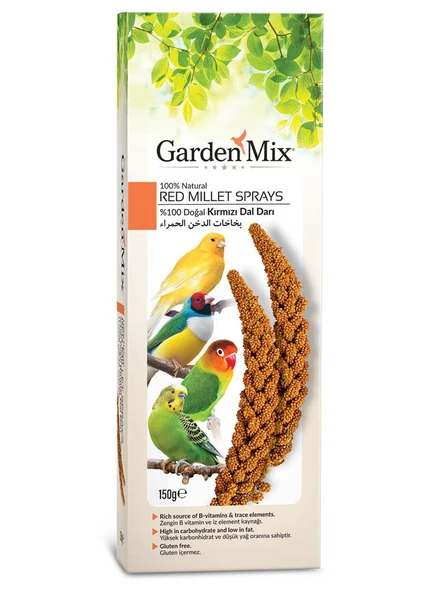 Gardenmix  Platin Kırmızı Dal Darı 150 gr ürün görseli 1