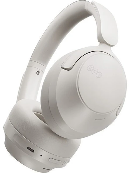 QCY H3S ANC Beyaz Kulak Üstü Bluetooth Kulaklık ürün görseli 1