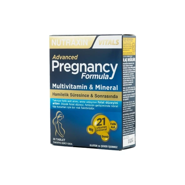 Nutraxin Advanced Pregnancy Formula 30 Tablet - Resim 6
