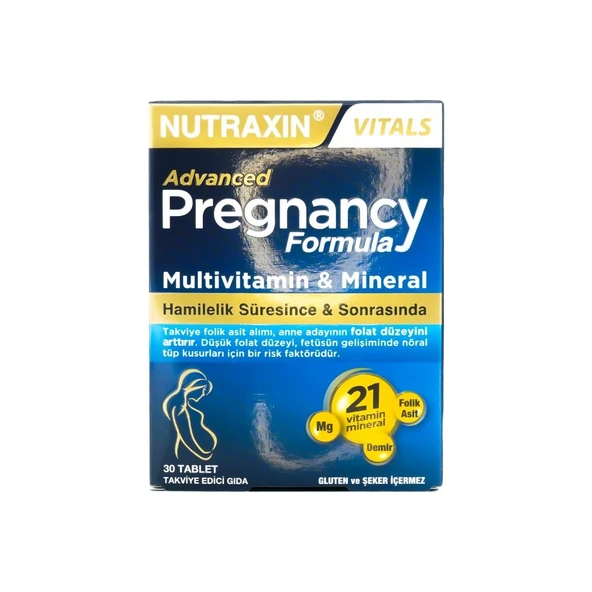 Nutraxin Advanced Pregnancy Formula 30 Tablet - Resim 4