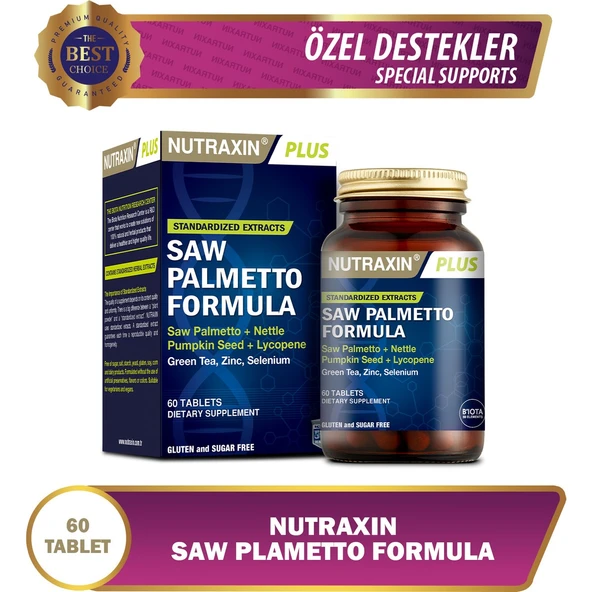 Nutraxin Saw Palmetto Formula 60 Tablet ürün görseli 1