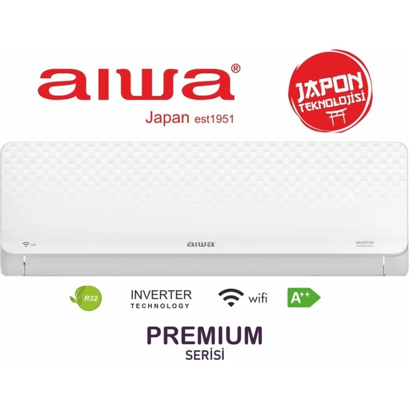 Aiwa Premium Serisi 18000 Btu A+++ Duvar Tipi Split Klima ürün görseli 1