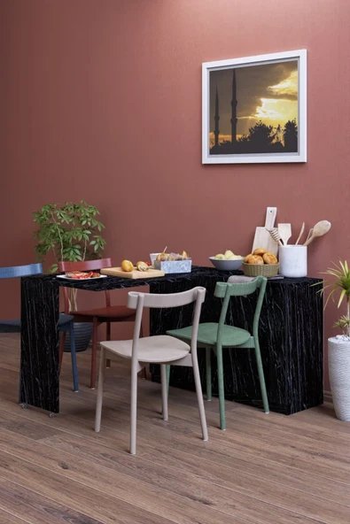 Mokaparkavm Flor Yemek Masası Mutfak Masası ürün görseli 1
