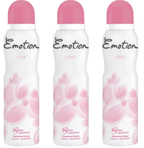 Emotion Love Kadın Deodorant 150 ml (3 adet) ürün görseli 1