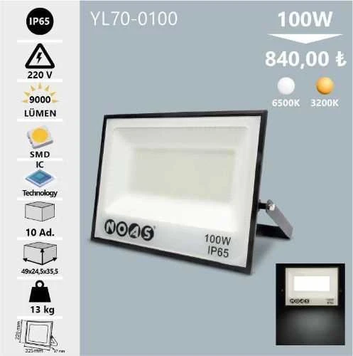 NOAS 100W DİAMOND PROJEKTÖR ürün görseli 1
