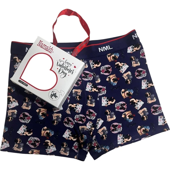 Namaldı 1024 Erkek Boxer Dijital Boxer - Resim 4