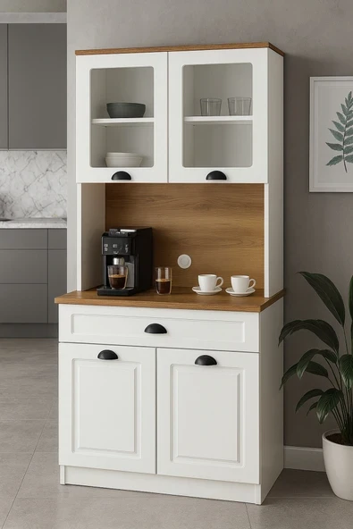 moka park avm ÜCRETSİZ MONTAJ Classico Çok Amaçlı Kahve Köşesi LED Işıklı,Modern Tasarım ürün görseli 1