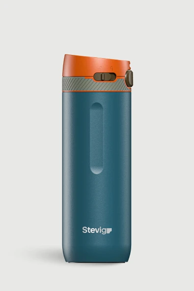 STEVIG 4 ACTION TRIGGER-CONTROL ÇELİK TERMOS 500 ML INK BLUE ST-234 ürün görseli 1