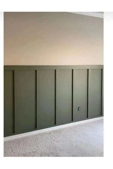 mokaparkavm Iskandinav Duvar Çıtası 5 Adet 60x8 Cm Dekoratif Duvar Çıtası Boyanabilir Duvar Dekoru Efsane ürün görseli 1