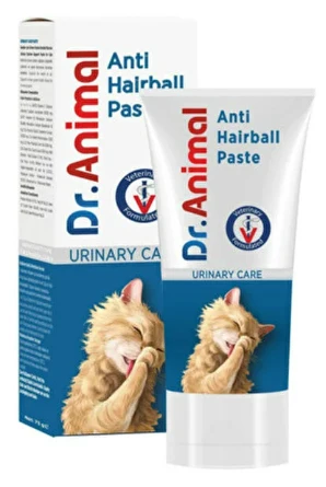 Dr. Animal Anti-Hairball Urinary Care Kedi Malt Macunu (Tüy Yumağı Önleyici ve İdrar Yolu Sağlığı Destekleyici) ürün görseli 1