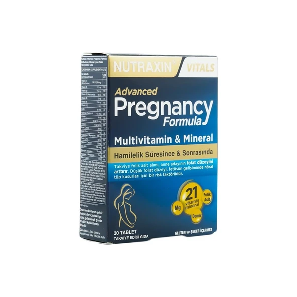 Nutraxin Advanced Pregnancy Formula 30 Tablet - Resim 5