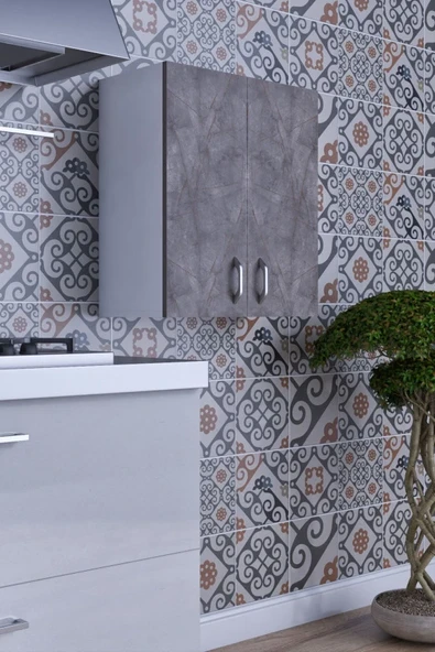 Mokaparkavm Moza Çok Amaçlı Dolap Kapaklı Mutfak Banyo Balkon ürün görseli 1