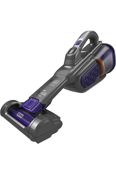 BLACK & DECKER BHHV520BFP-QW 18V Şarjlı Standard Girişli Pet Başlıklı Uzayabilen El Süpürgesi ürün görseli 1