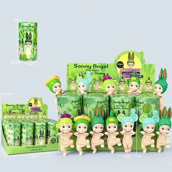 Sonny Angel Hipper Kaktüs (cactus) Serisi Dekoratif Mini Figür (Tek Adet) ürün görseli 1