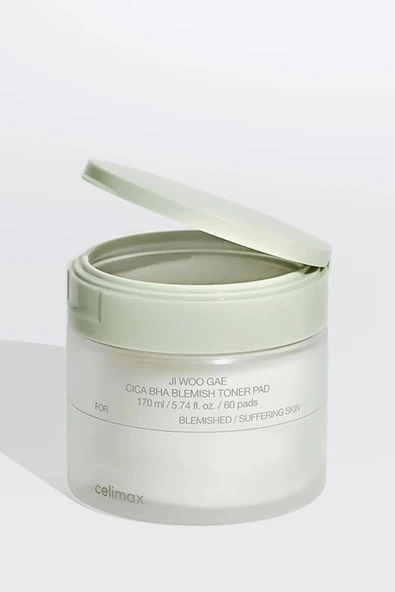 Ji Woo Gae Cica BHA Blemish Toner Pad(GLOBALCARE) ürün görseli 1