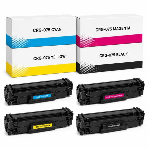 Canon uyumlu CRG075/MF664 Takım Toner- (ÇİPLİ) ürün görseli 1