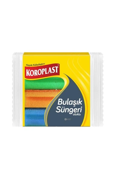 Koroplast Oluklu Bulaşık Süngeri 8 Adet ürün görseli 1
