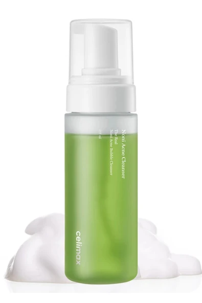- The Real Noni Acne Bubble Cleanser(hassas ve akne eğilimli cilt için temizleme köpüğü) ürün görseli 1