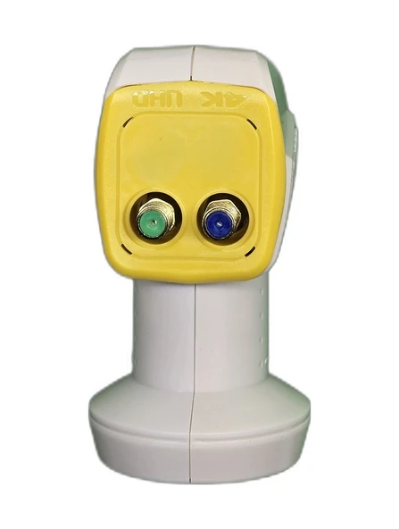 Çiftli Lnb - 4k Ultra Hd Uyumlu Twin Universal Lnb - Konnektör Koruyucu Kapaklı ürün görseli 1