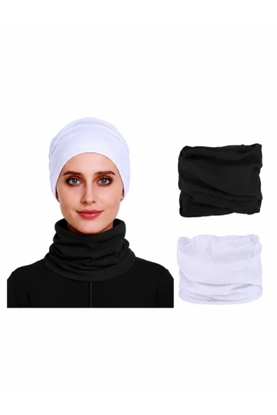 ROCMAY 3'lü Paket Bone - Esnek ve Nefes Alan-Siyah Beyaz Krem ürün görseli 1