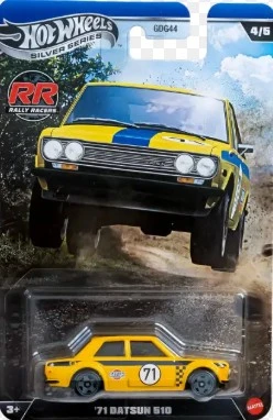 Hot Wheels Silver Series Rally Racers '71 Datsun 510 JKX64 ürün görseli 1