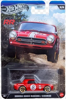 Hot Wheels Silver Series Rally Racers Honda S800 Racing JKX62 ürün görseli 1