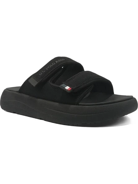 U.S.POLO ASSN SUN 6FX SİYAH COMFORT ANATOMİK CIRTLI SPOR TERLİK ürün görseli 1