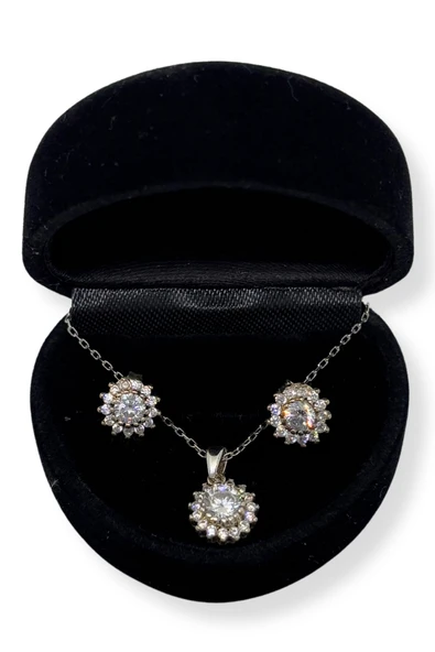 Işıltılı Daisy Gümüş Set&Takım ürün görseli 1