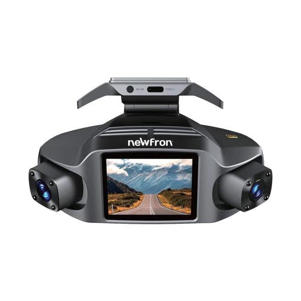 NEWFRON NF-GT810 Araç İçi Kamerası 2.4 İnç Dvr 4 Kameralı G-Sensörü ürün görseli 1