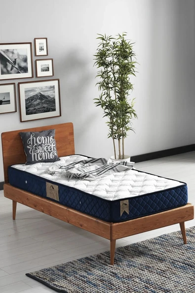 ARGİMO Blue Tek Kişilik Kuş Tüy Örme Kumaşlı Yatak 90x200 ürün görseli 1