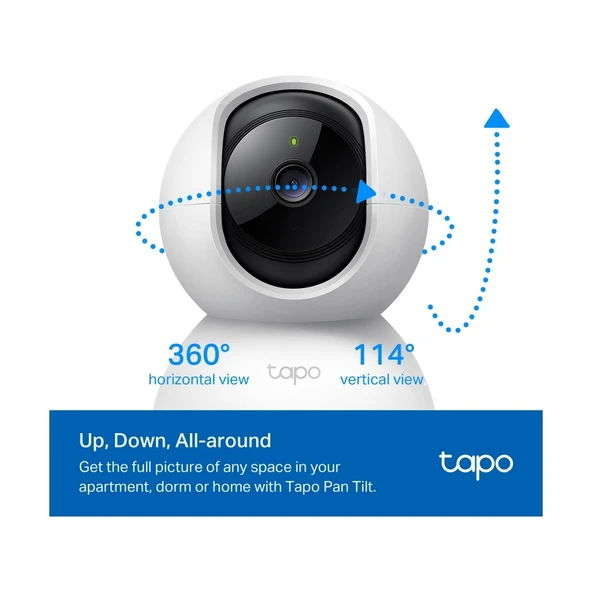 TP-Link Tapo TC71 2K Gece Görüşlü Wi-Fi Kamera - Resim 3