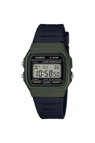 Casio Erkek Retro Kol Saati F-91WM-3ADF ürün görseli 1