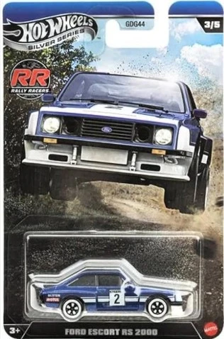 Hot Wheels Silver Series Rally Racers Ford Escort RS2000 JKX63 ürün görseli 1