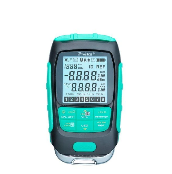 ROSKİT  MT-7616 4IN1 FİBEROPTİK+RJ45 SARJLI KABLO TEST CİHAZI 30mV ÇIKIŞ 500 DATA DEPOLAMA ürün görseli 1