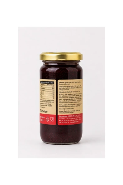 GRD Organik Çilek Reçeli 270 gr - Resim 5