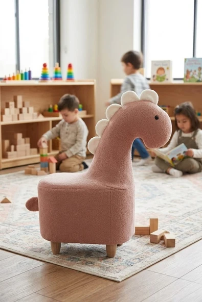 ARGİMO Rexy Dinozor Bebek Çocuk Odası Puf Bebek Odası Sandalye & Koltuk ürün görseli 1