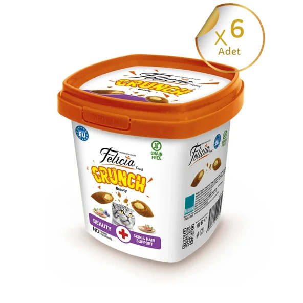 Felicia Crunch Beauty Kedi Ödülü 100 gr 6'Lı ürün görseli 1