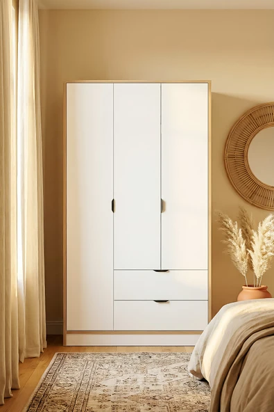 ARGİMO Arya 3 Kapaklı Dolap 44x97x182 cm Dolap ve Gardırop ürün görseli 1