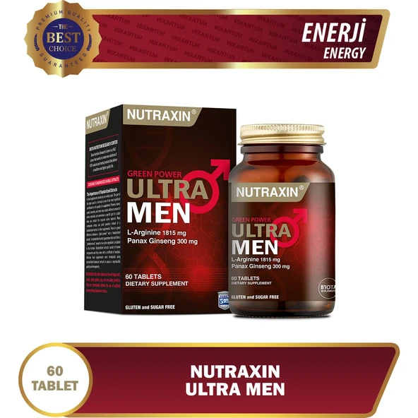 Nutraxin Ultramen 60 Tablet - Resim 2