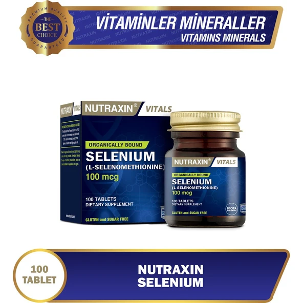 Nutraxin Selenium 100 Mcg 100 Tablet - Resim 2