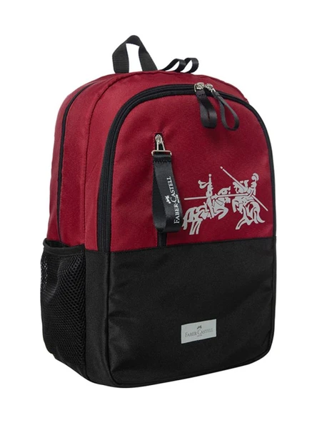 FABER DUO SIRT CANTASI BORDO SIYAH ürün görseli 1