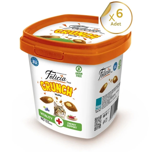 Felicia Crunch Vitality Kedi Ödülü 100 gr 6'lı ürün görseli 1