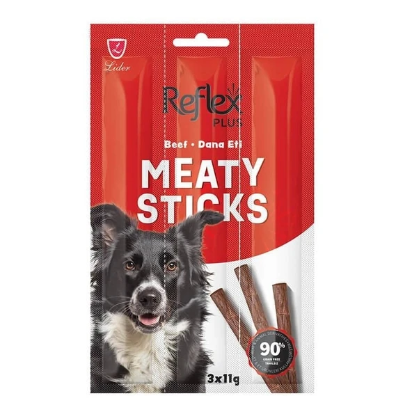 Reflex Meaty Sticks Biftekli 3x11 gr Köpek Ödül Çubuğu ürün görseli 1