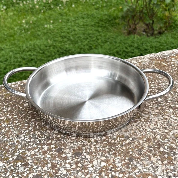 OMS 20 x 4,3 cm Kapaksız Çelik 18/10 Cr-Ni Sahan 2102 ürün görseli 1